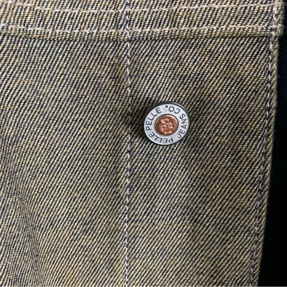 Pelle Pelle Jean Jacket Oversized Mens Size XL - Picture 4 of 6